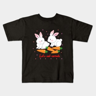 Let's eat carrots Kids T-Shirt